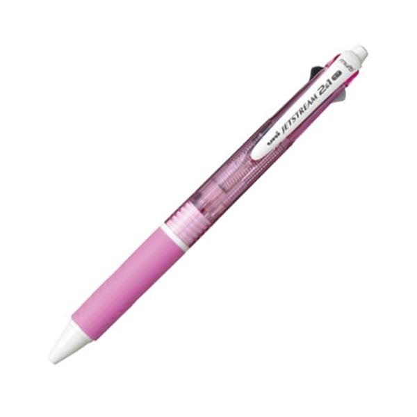 (まとめ）三菱鉛筆 多機能ペンジェットストリーム2＆1 0.7mm （軸色：ピンク） MSXE350007.13 1セット（10本）(×3セット)