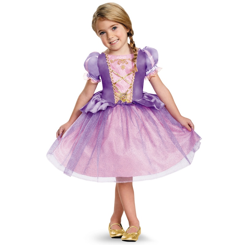 コスプレ 仮装 ラプンツェルドレス クラシック 子供用 S(2T) 【 コスプレ 衣装 ハロウィン 仮装 コスチューム 子供 アニメ キッズ ディズニープリンセス グッズ ドレス ラプンツェル 塔の上
