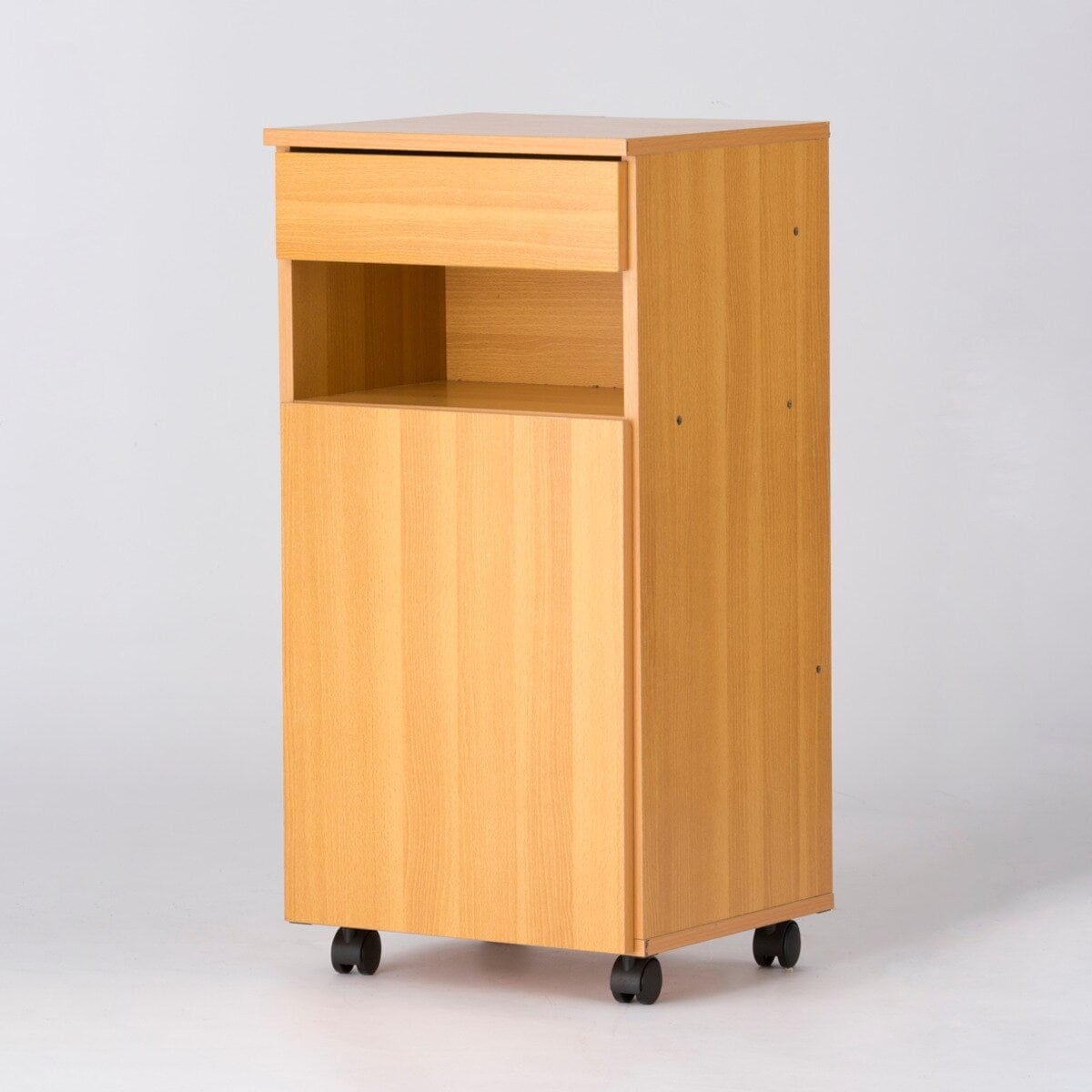 収納ボックス キャスター付 多目的ラック 幅40cm 収納 電話台 棚 引き出し 引出し収納 ラック 多目的収納 キャスター リビング シンプル ナチュラル ホワイト