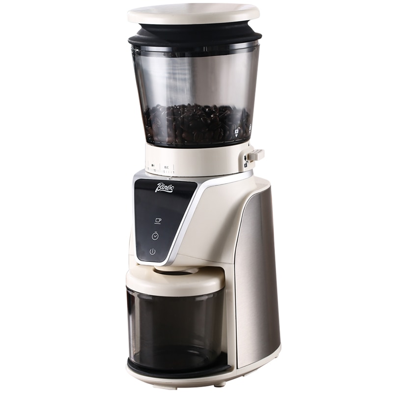 電気式豆ミルコーヒー豆を挽くミルコーヒー豆を挽く家庭用小型コーヒーメーカー粉を挽くメーカー業務用