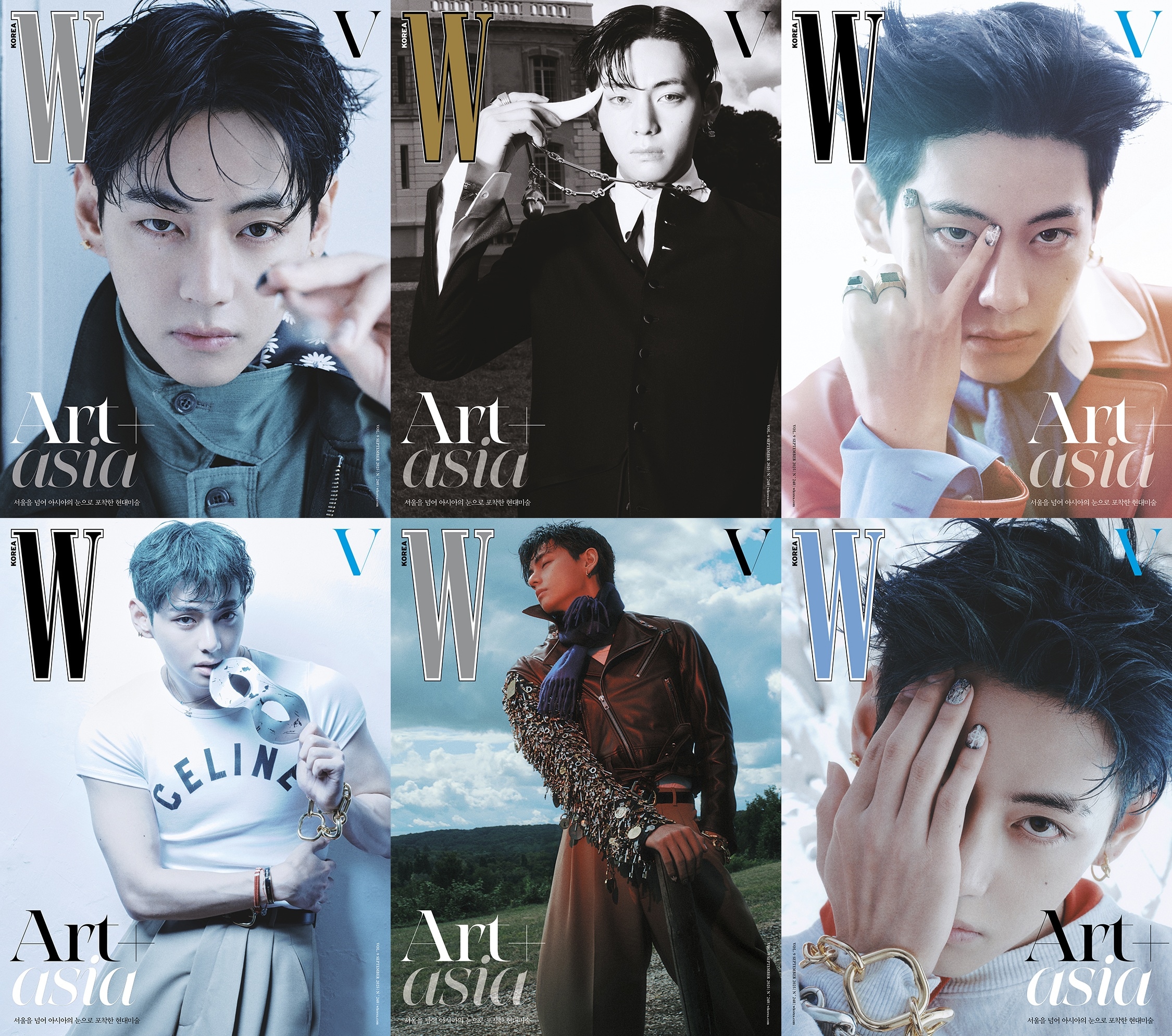 W KOREA 2025年 9月号 BTS V 6種SET 8,583円