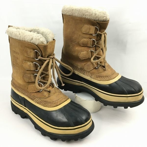 SOREL/ソレル　23.5　高級スノーブーツ　ライナー付き　ブラウン/茶/BROWN　Boots/Shoes菅No.Y47