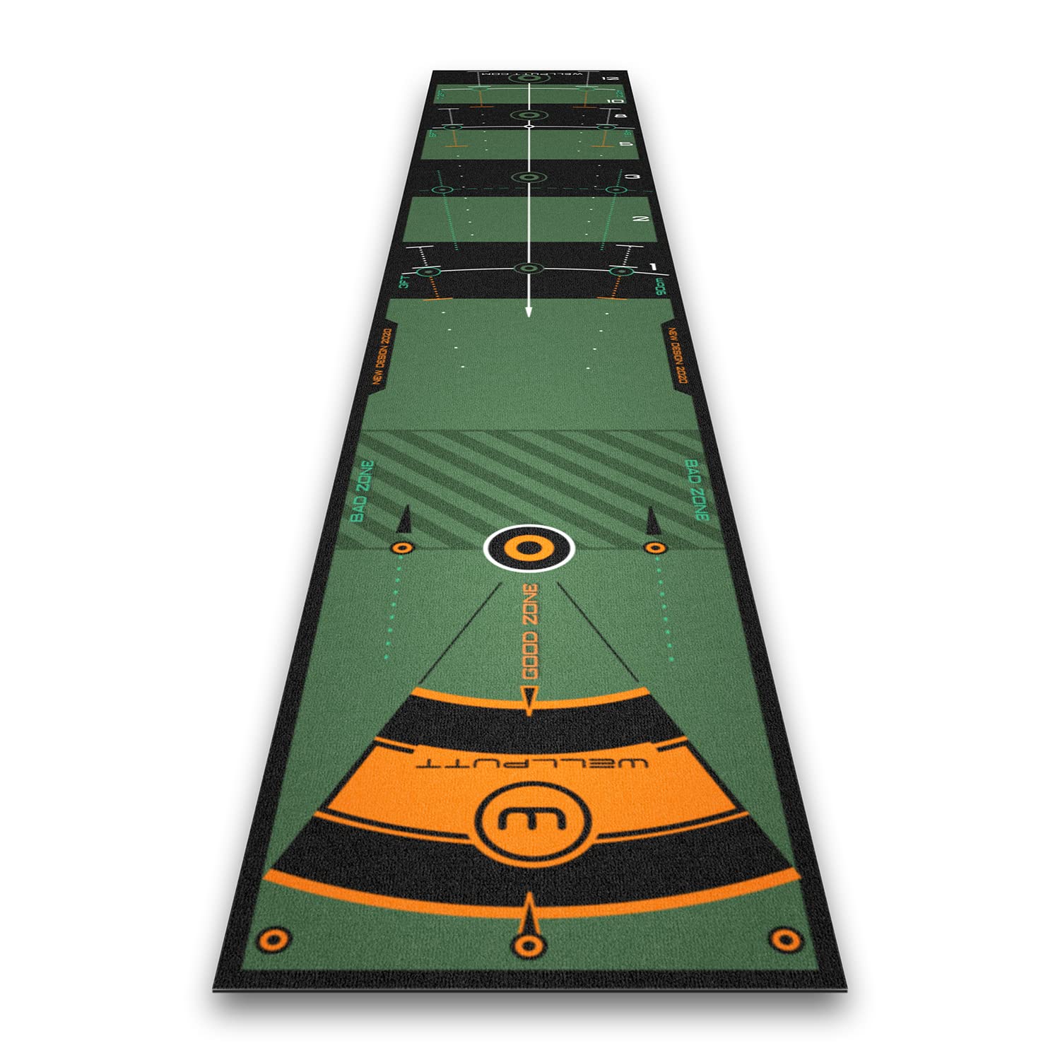 WELLPUTT ウェルパット マット 2M 3M 4Mゴルフパターマット ウェルパットゾーン パター練習 フランス製 日本正規流通品
