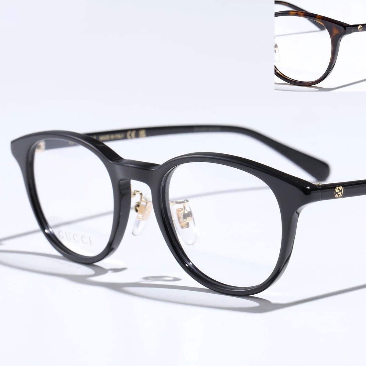 GUCCI グッチ メガネ GG1474OJ レディース ボストン ウェリントン めがね 伊達メガネ ダテ 眼鏡 GGロゴ アイウェア カラー2色