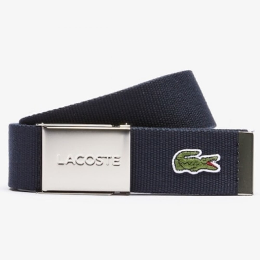 ラコステ ベルト バックル デザイン ウーブン 166