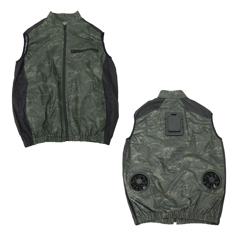 THANKO サンコー 圧倒的に冷える 「 冷蔵服4 」 ウッドランドグリーン TKCV25SGR フリーサイズ 作業服 現場