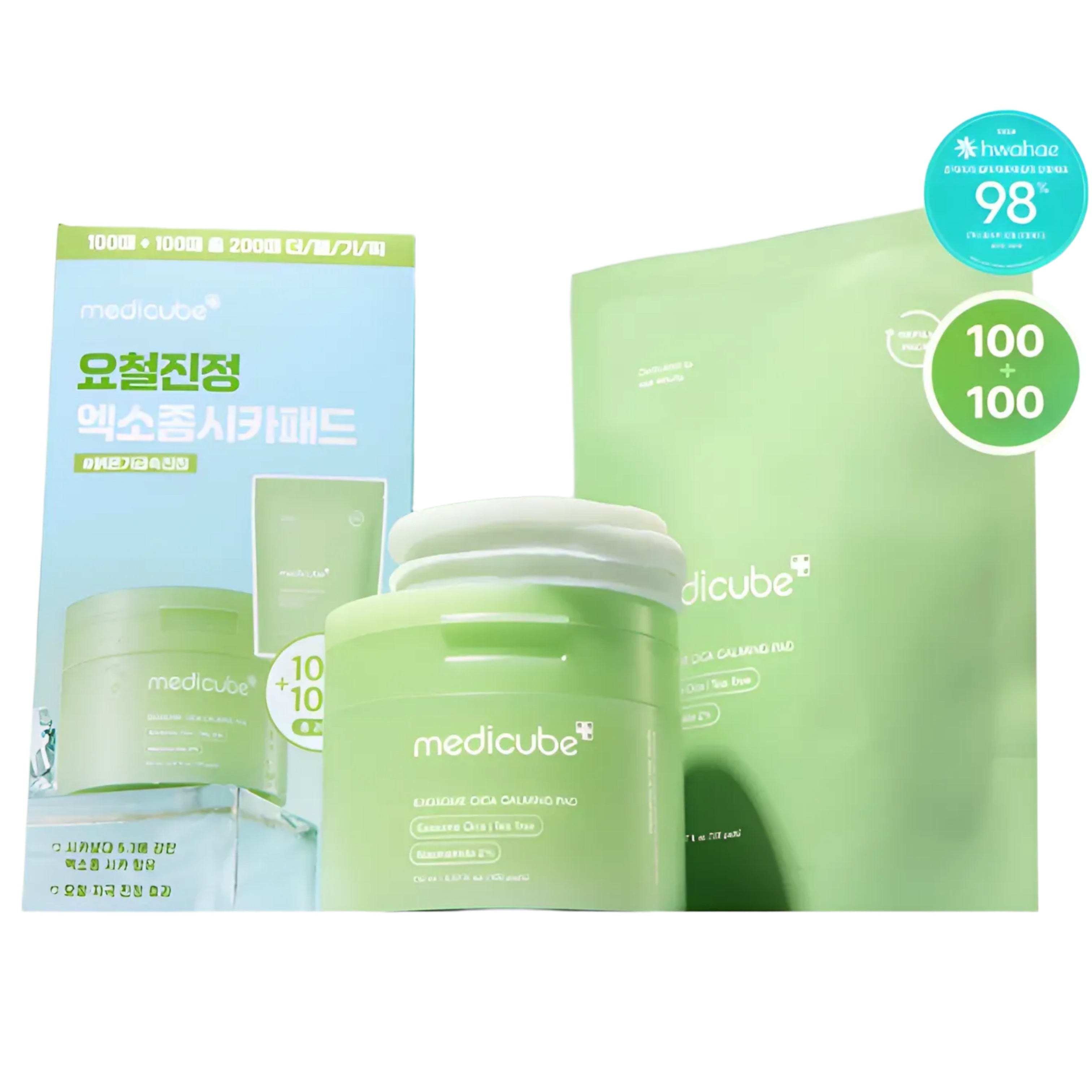 【正規品】エキソソームシカ鎮静パッドおかわり企画セット100枚+100枚,シカトラブル 鎮静パッド