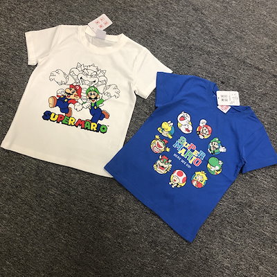 キッズTシャツ Tシャツ マリオ服 キッズ 子供服 半袖...のサムネイル