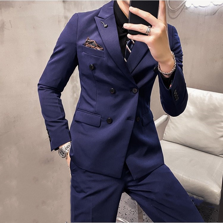 スーツ メンズ ビジネススーツ 3ピーススーツ 1ボタン カジュアルスーツ セットアップ スリム 就