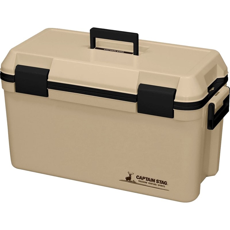 シャルマンクーラーボックス35 ベージュ アウトドアクーラーボックス (ue0089)