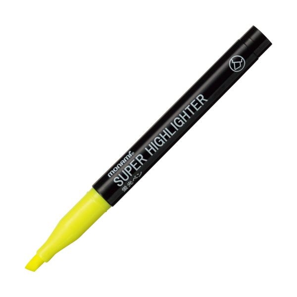 （まとめ）モナミ 蛍光ペン SUPERHIGHLIGHTER 黄 18401 1本 [x300]