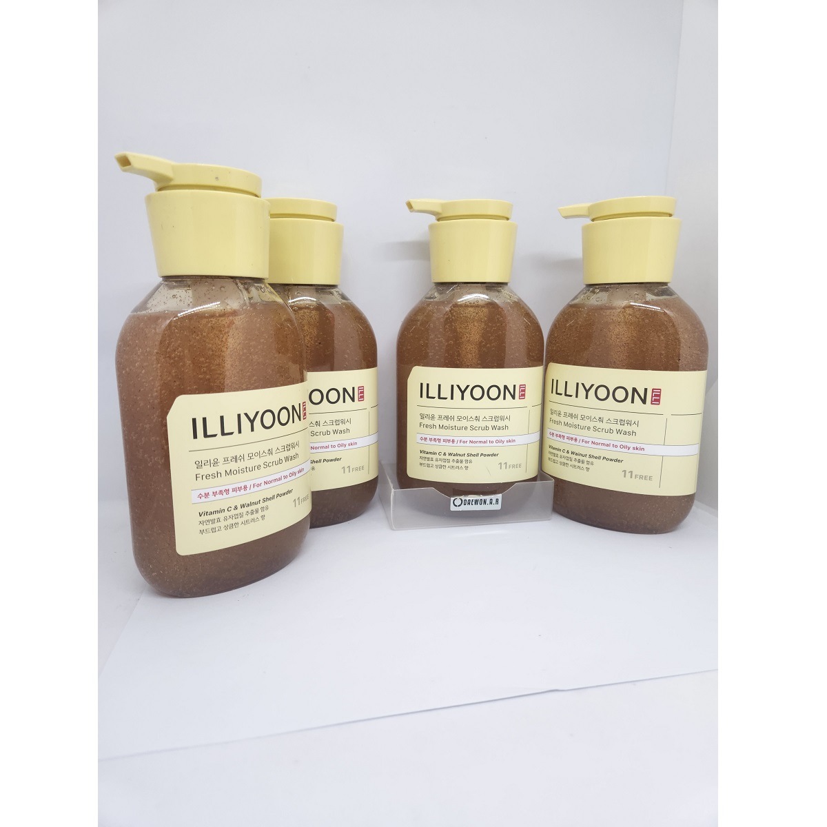 フレッシュモイスチャー スクラブウォッシュ 400ml x 4 kビューティースキンケア