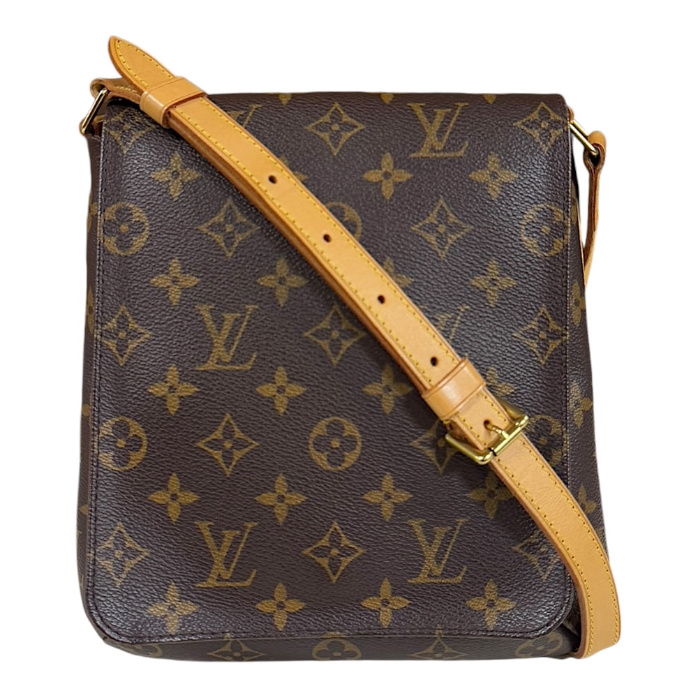 ルイヴィトン ミュゼットサルサ モノグラム ショルダーバッグ モノグラムキャンバス M51258 ブラウン LOUIS VUITTON 中古