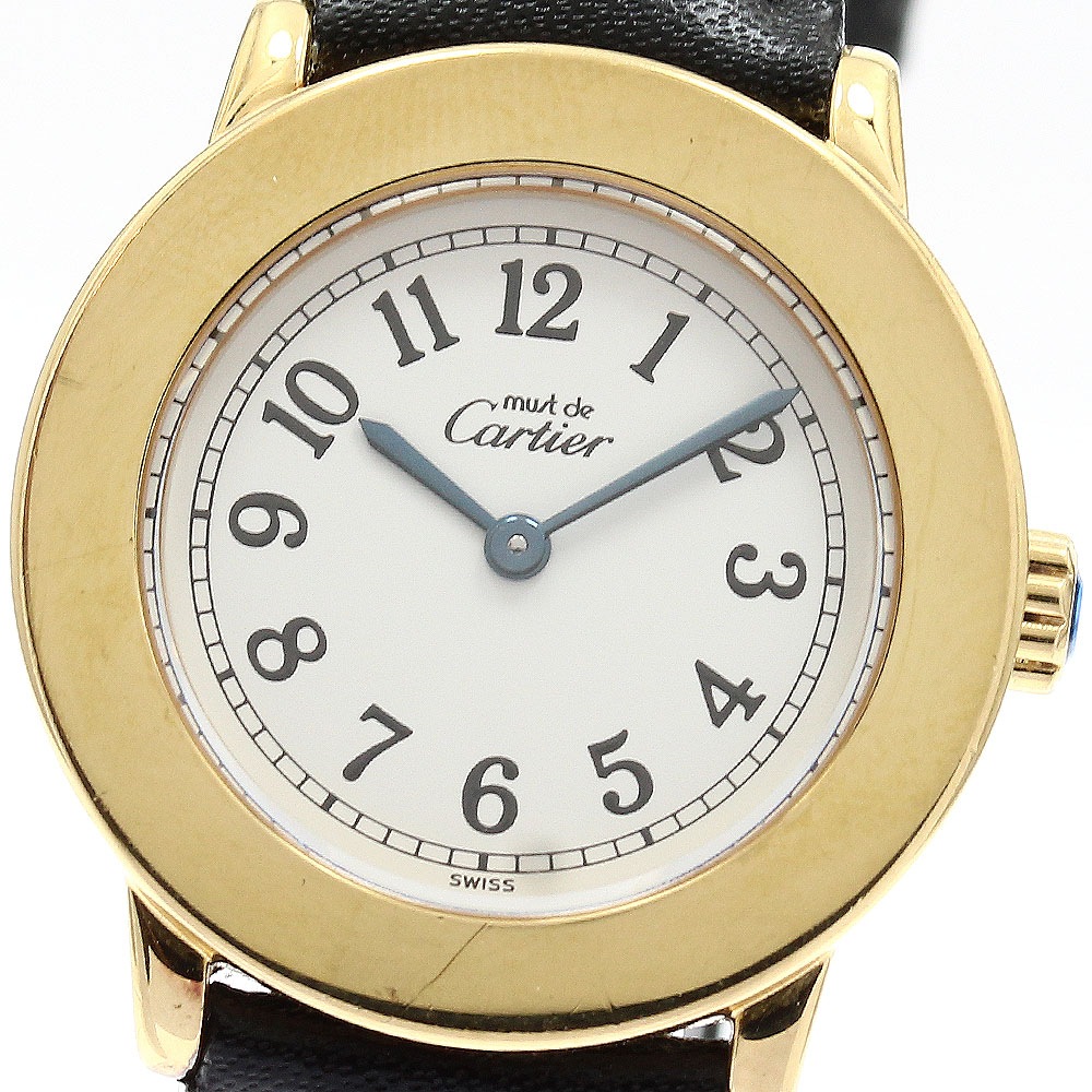 カルティエ CARTIER W1008843 マストロンド クォーツ レディース _897438【中古】