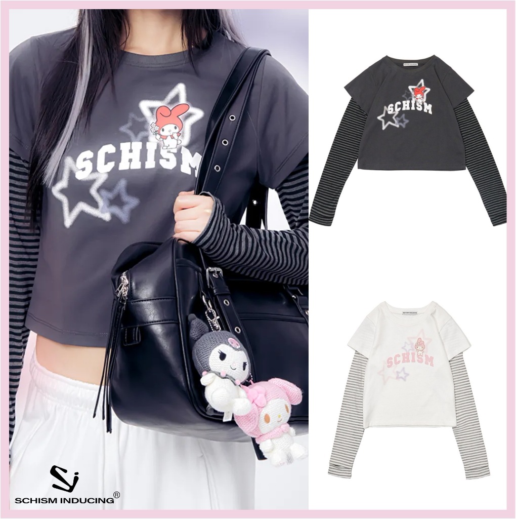 [SCHISM] SANRIO CHARACTERS TAGGING LS TEE