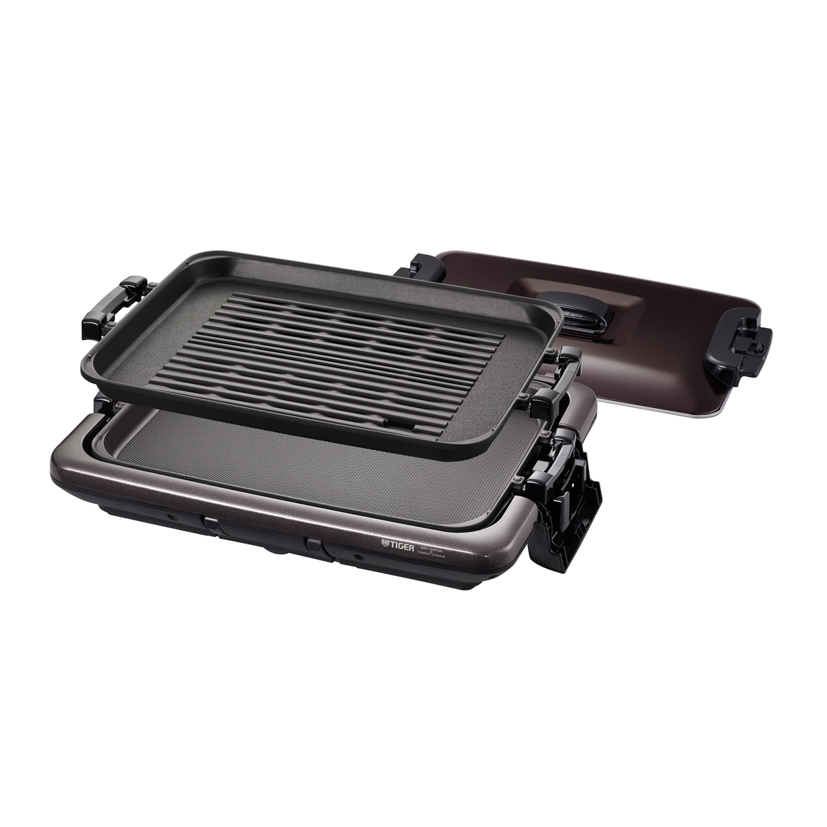 タイガー CRV-G201T ホットプレート　プレート2枚タイプ　ブラウン CRVG201T