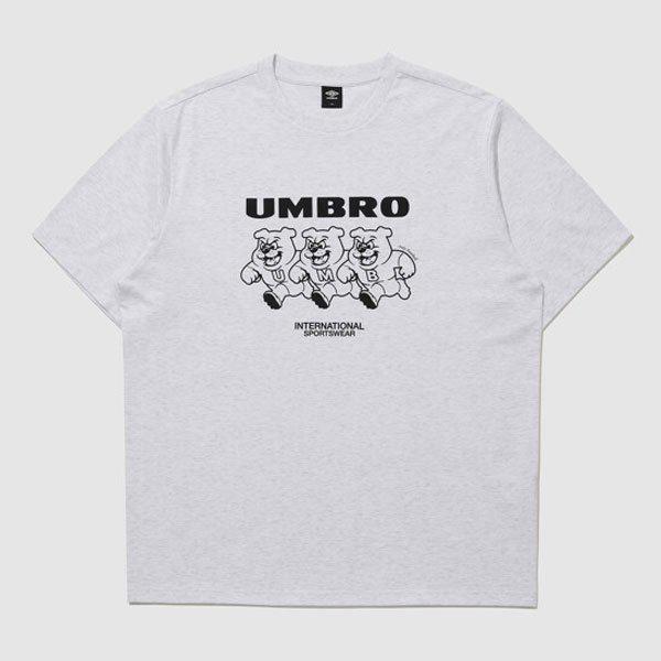ダービードッグ トリプル半袖Tシャツ UR123CRS33 ホワイトメランジ