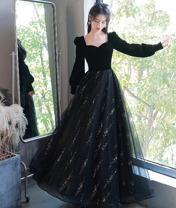 パーディードレス ロング丈 長袖 セクシー 高級感 ドレス お呼ばれドレス フォーマルドレス きれいめ 演奏会 忘年会 成人式 礼服 ワンピース イブイングドレス 結婚式 披露宴 二次会 発表会 コン