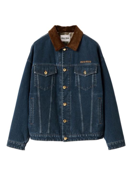 MIU MIU Women Jackets GWB280 175OF0008 Blu
