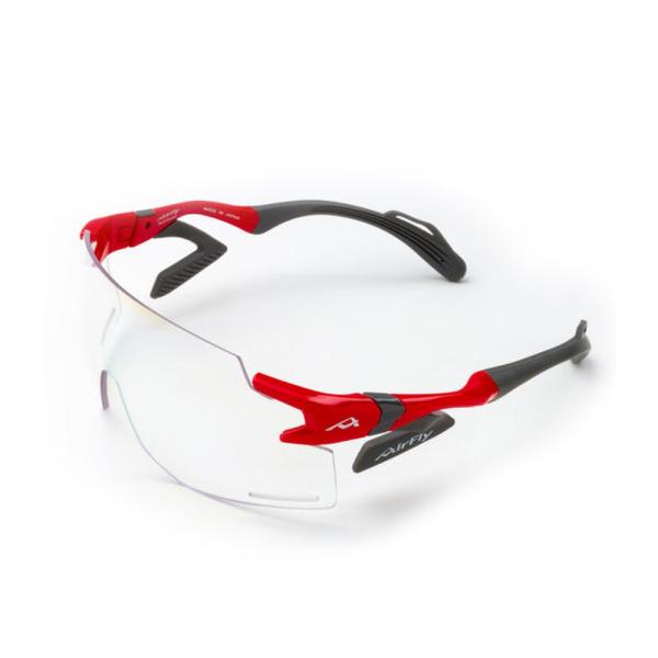 エアフライ AirFly サングラス AF301-C-6BK メンズ レディース レッド スポーツ 国内正規品