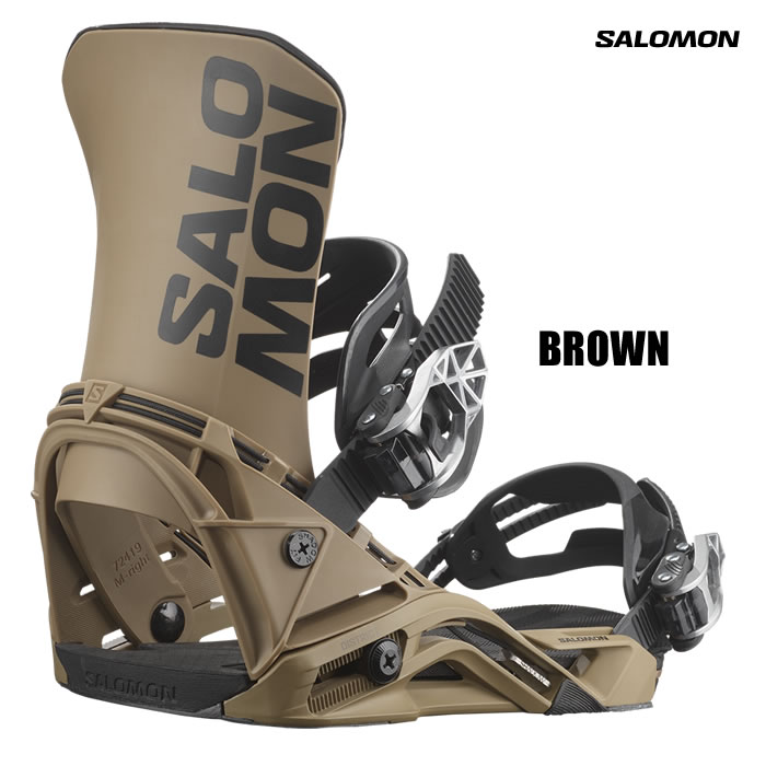 新品未使用 24-25 SALOMON BINDING DISTRICT BROWN M安心保証 即日発送 土日祝発送OK 17