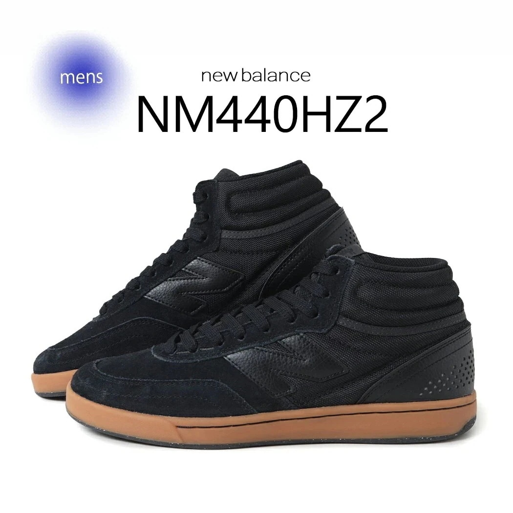 NEW BALANCE ニューバランス ヌメリック 440 スニーカー NM440HZ2 BLACK/GUM ( ブラック 黒 ガムソール SKATE スケート メンズ )