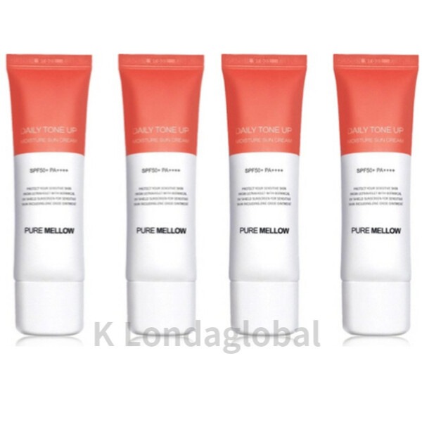 デイリー トーンアップ しっとり 日焼け止め SPF50+ 50ml 4個