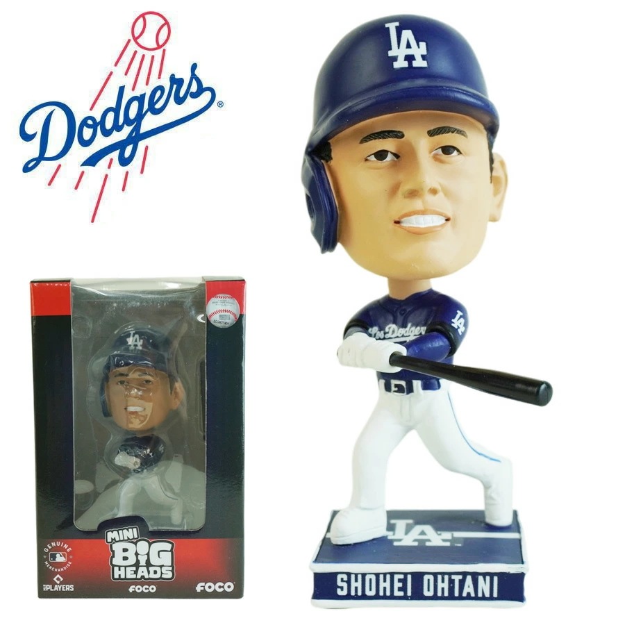 大谷翔平 ボブルヘッド 4.5インチFOCO MLB MINI BIG HEADS 4.5INCHLA DODGERS ロサンゼルス ドジャースメジャー リーグ ベース 8,390円