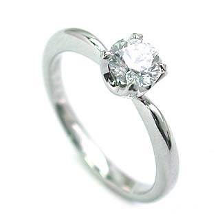 AneCan掲載 (Brand アニーベル) Pt ダイヤモンドデザインリング（婚約指輪エンゲージリング） ソリティア 一粒 楽ギフ_包装02P26Mar16