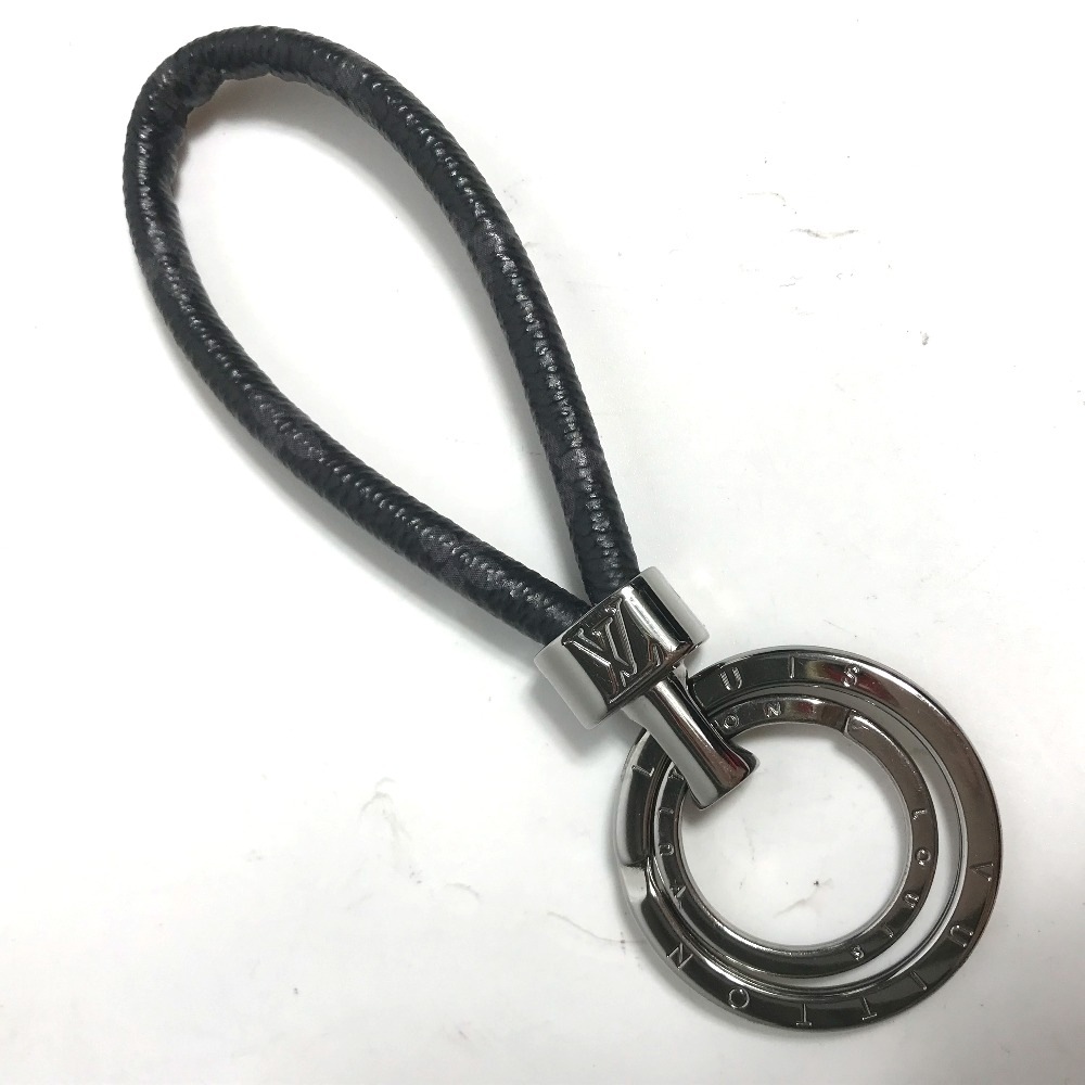 キーホルダー M68853 ポルトクレLV ハーロー モノグラムエクリプス キーリング バッグチャーム モノグラムエクリプスキャンバス ブラック