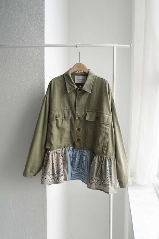 コメル配色ジャケット