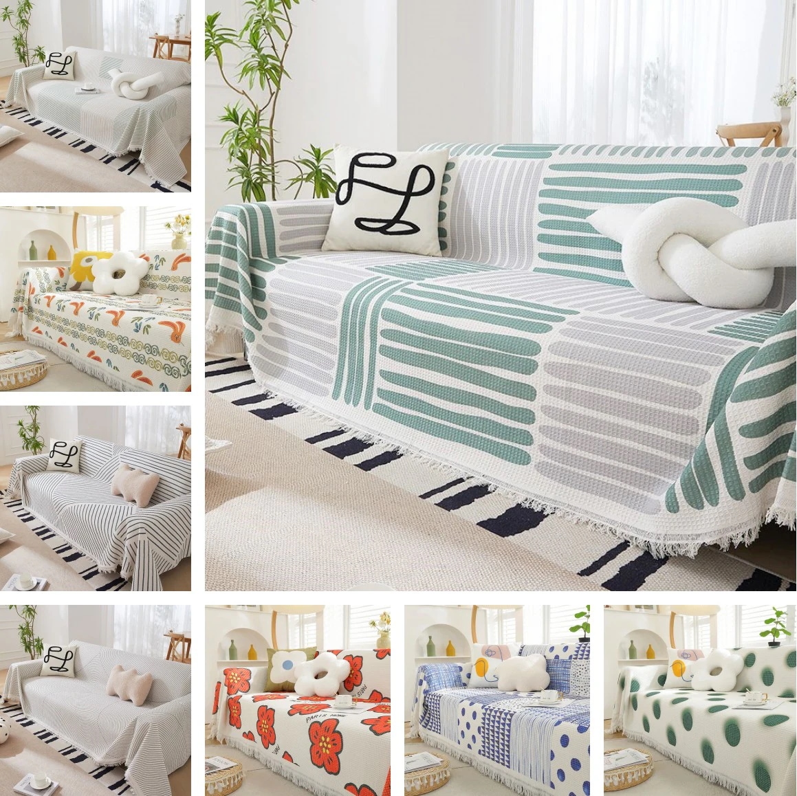 韓国ファッション ウォルフガー ソファカバー スマート ソファカバー 猫かき防止 毛布にも使えます保護カバー 1人掛 2人掛 3人掛 4人掛