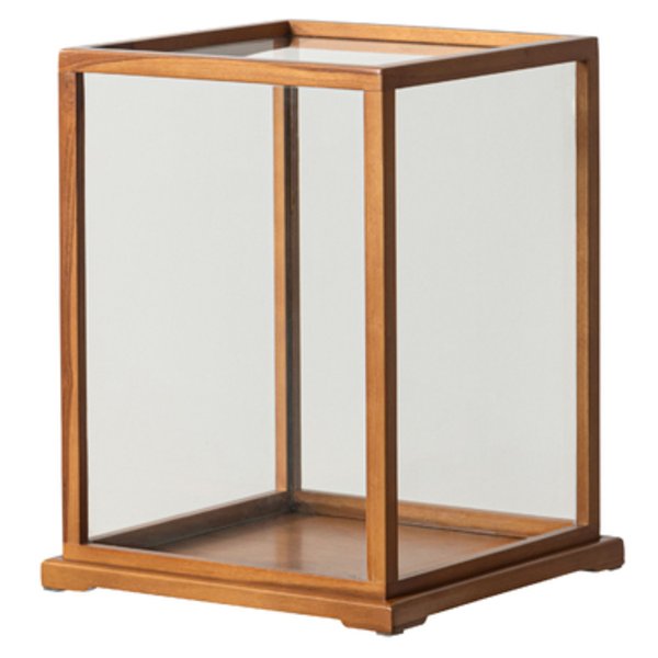 クラシックショーケース ブラウン （約W28xD28xH36cm） 完成品