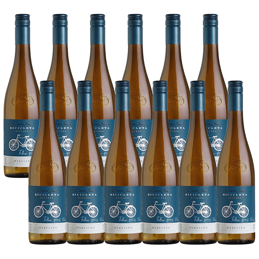 【ケース販売】コノスル リースリング ビシクレタ レゼルバ チリワイン 白 750ml12本【北海道沖縄県東北四国九州地方は必ず送料が掛かります】