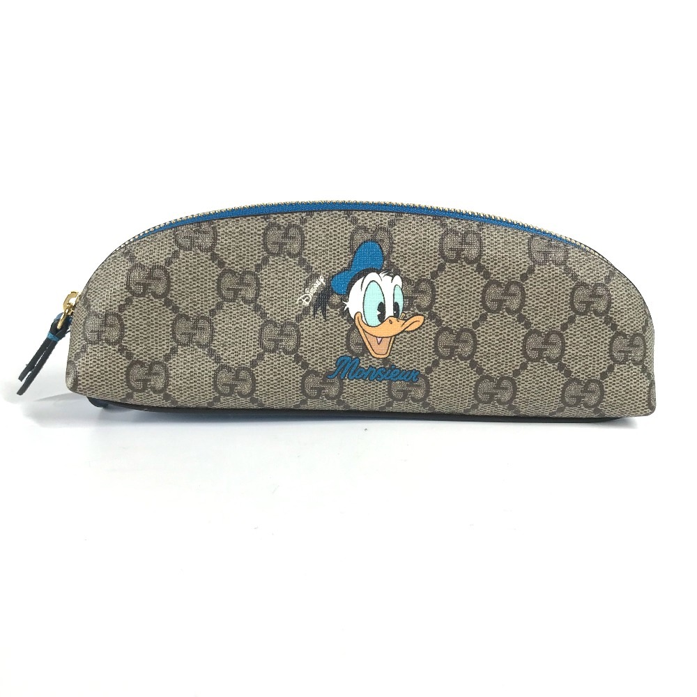 ペンケース 662129 ドナルドダック ディズニーコラボ DISNEY 筆箱 ステーショナリー ポーチ GGスプリームキャンバス ブルー