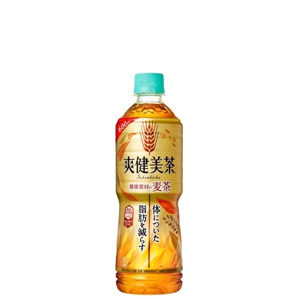 爽健美茶 健康素材の麦茶 600ml ペットボトル 2ケース 48本入