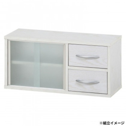 カウンター上収納ラック 60幅 オークWH 52284