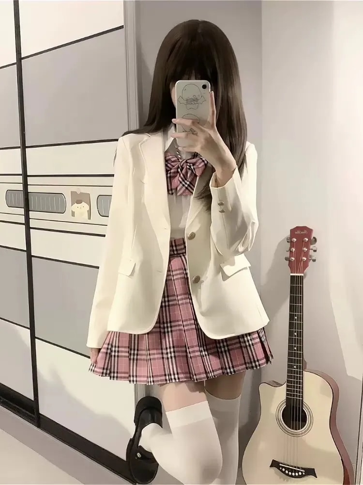 女の子スーツ 上下セット 4点セット 入学式 スカート ジャケット 学生服 スー 高校生 卒業式 制