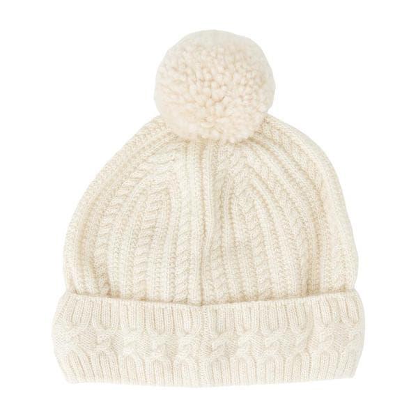 アンネ女性ビーニーHAT51829 CREAM