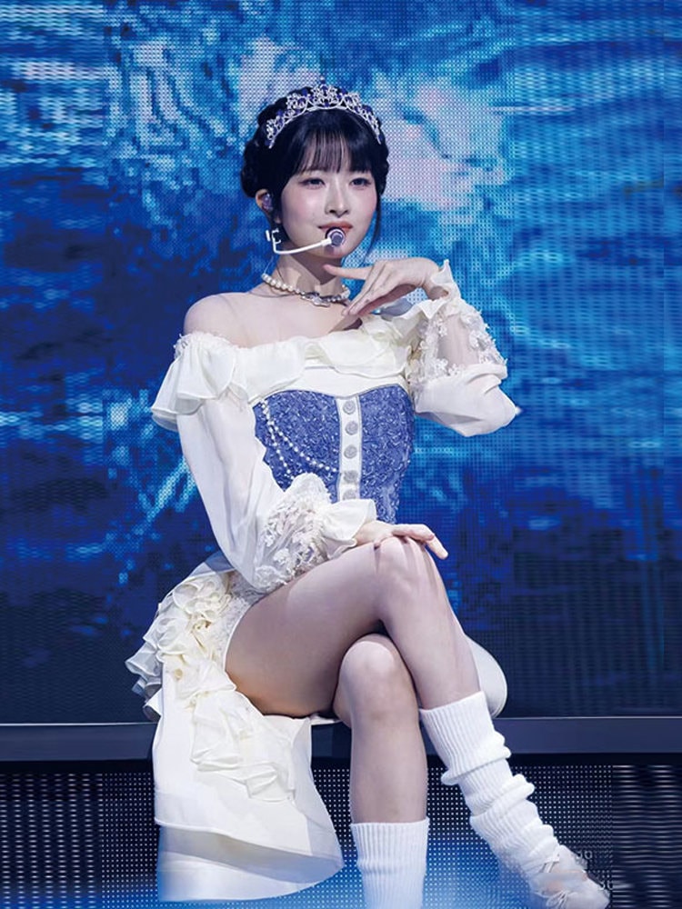 IveGirls groupPlayingPerformanceCostumDanceKpopBalletStyleIvePrincessDress