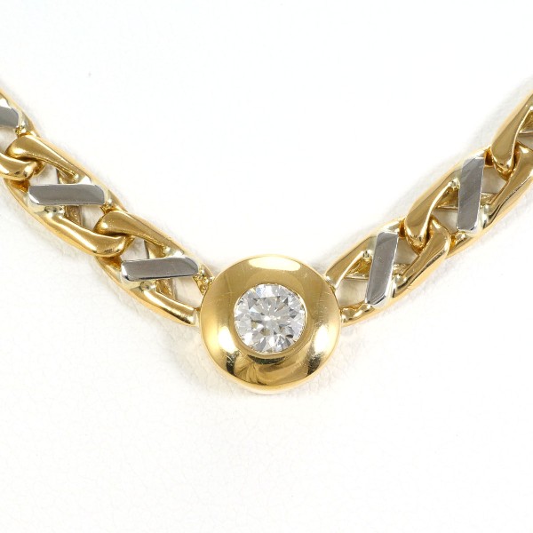 PT850 プラチナ ネックレス ダイヤ 0.311 VVS2 鑑別書 ジュエリー 中古