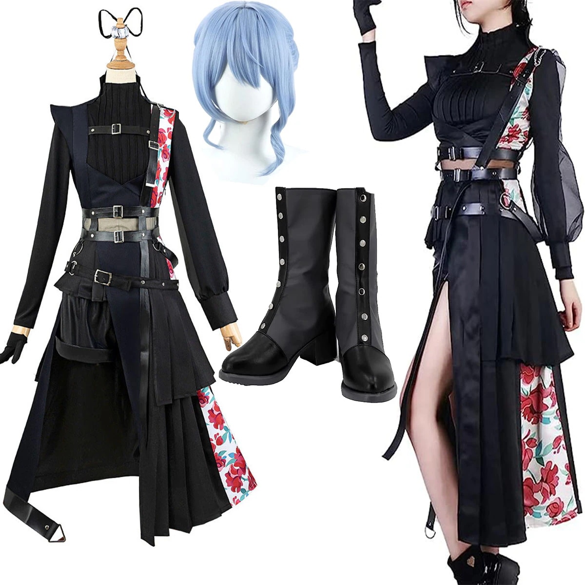 大人気hololive 星街すいせい ウィッグ靴追加可 VTuber コスプレ ホロライブ バーチャルYouTuber すいちゃん 星街すいせい衣装 コスプレ コスプレ服