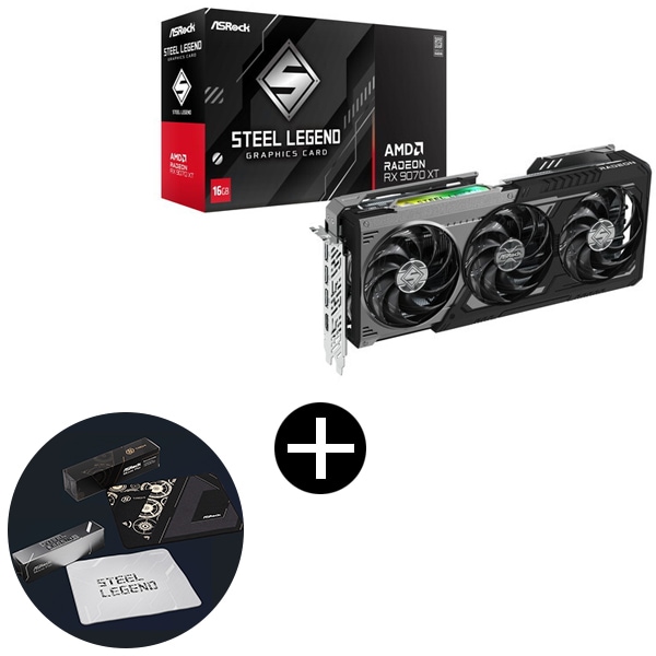 RX9070XT SLD 16G ブラック グラフィックボード + オリジナルマウスパッド セット