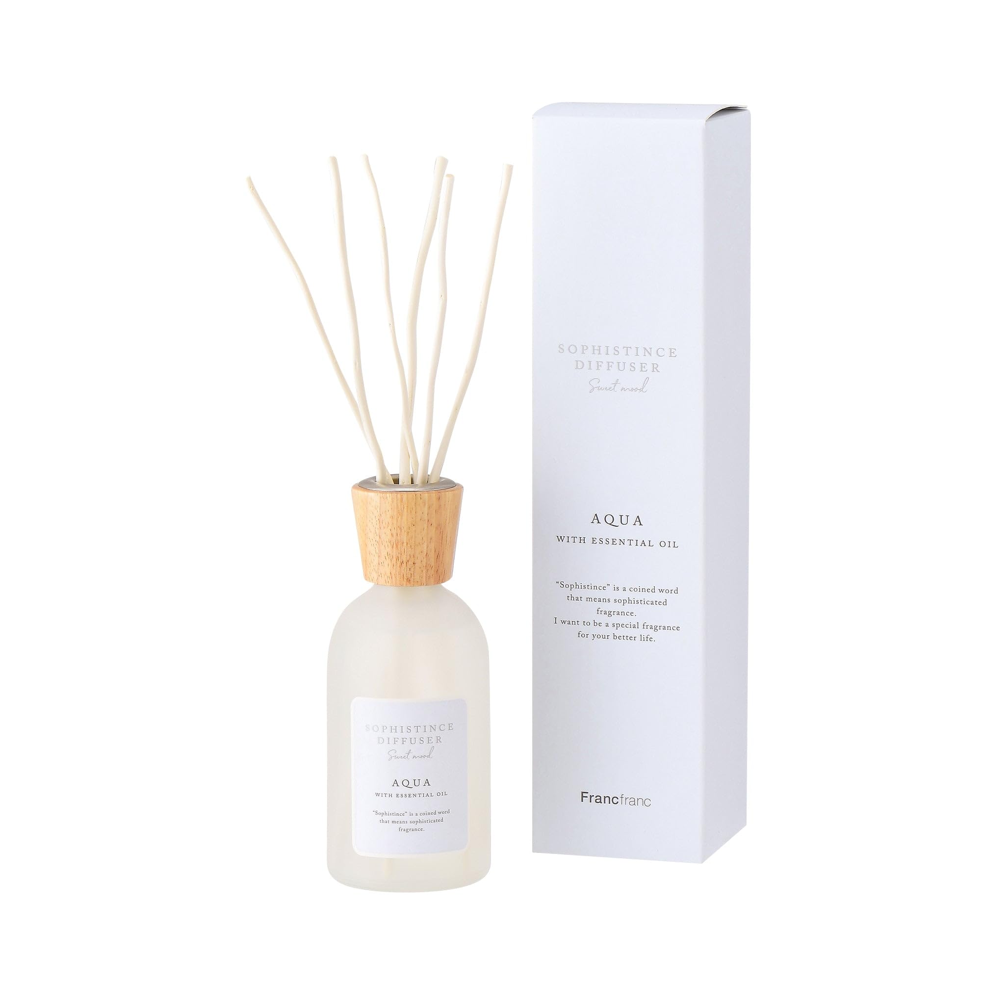 Francfranc フランフラン ソフィスティンスフレグランス ディフューザー ブルー（アクア）