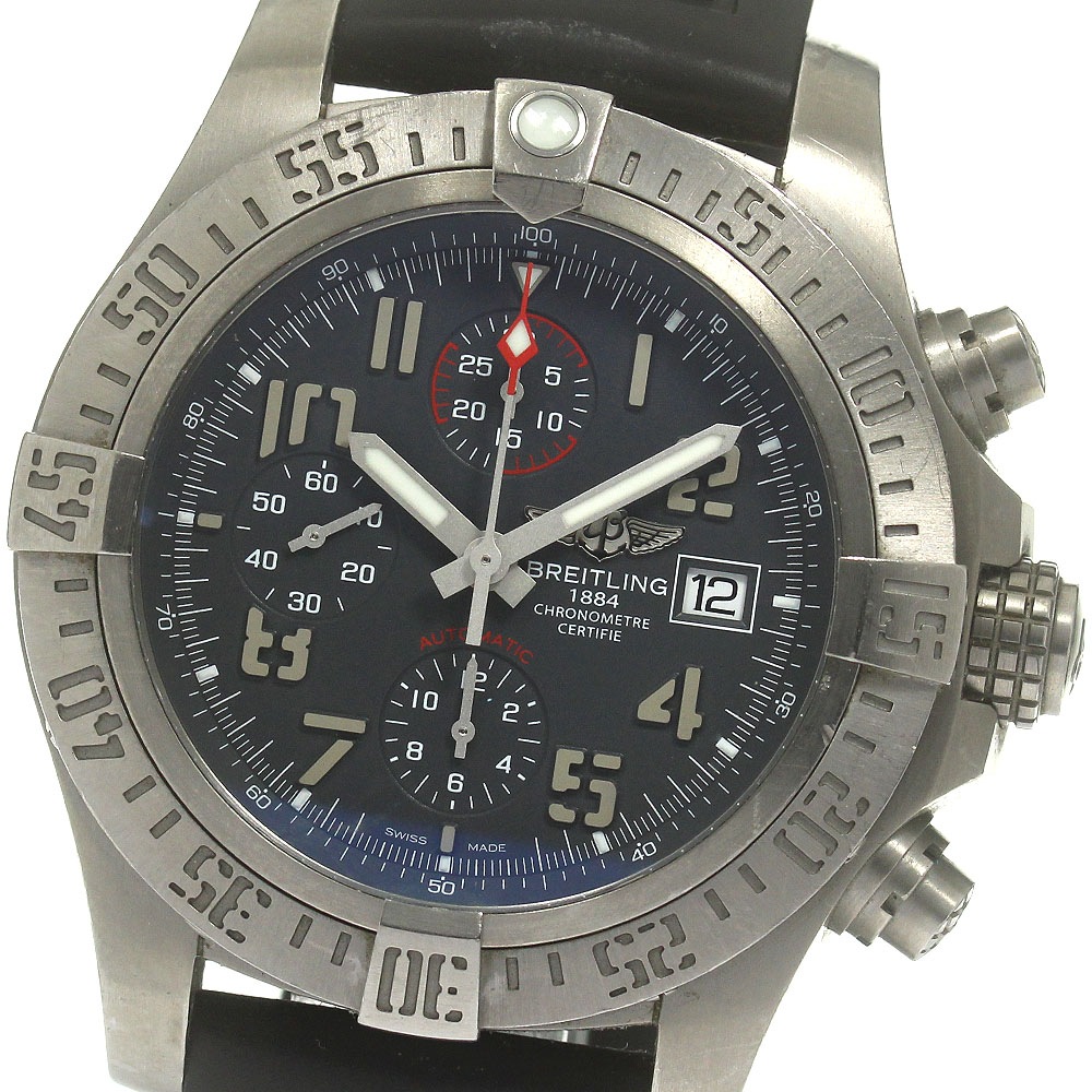 ブライトリング BREITLING E13383 アベンジャー バンディット クロノグラフ 自動巻き メンズ 箱・保証書付き_837377【中古】
