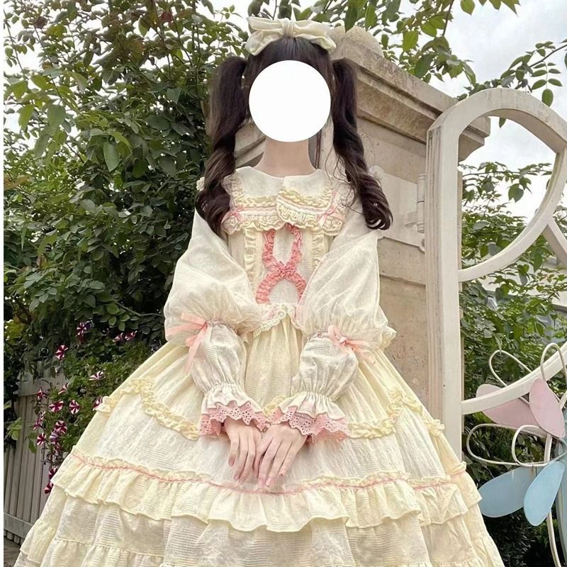 新品入荷/ロリータ/メイド服/コスプレ/ゴスロリ/かわいい/ウィッグ/ハロウィン/ワンピースロリータ ワンピース03