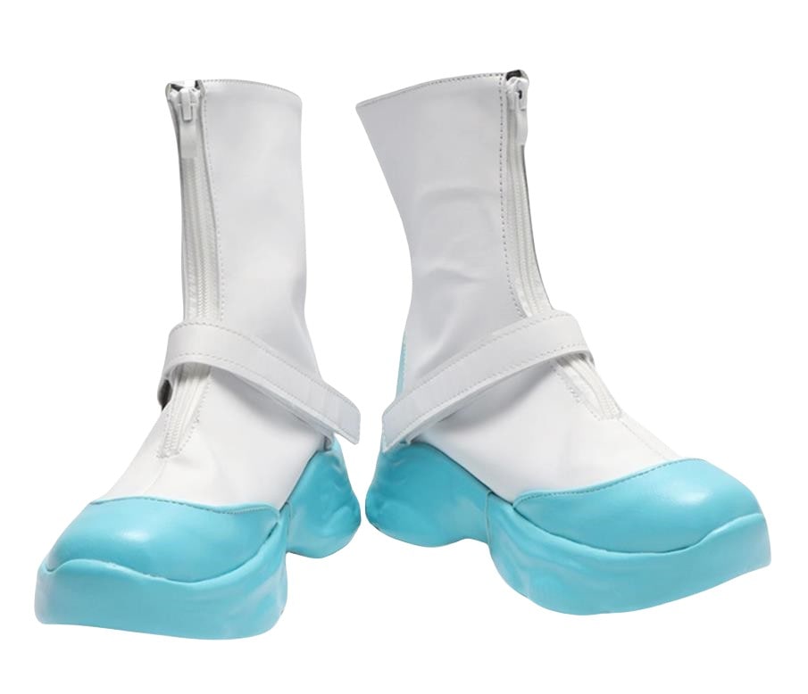 コスプレ靴 Vocaloid Miku 初音 ミク はつね ブーツ 下駄 シューズ 長靴 コスプレ クリスマス ハロウィン