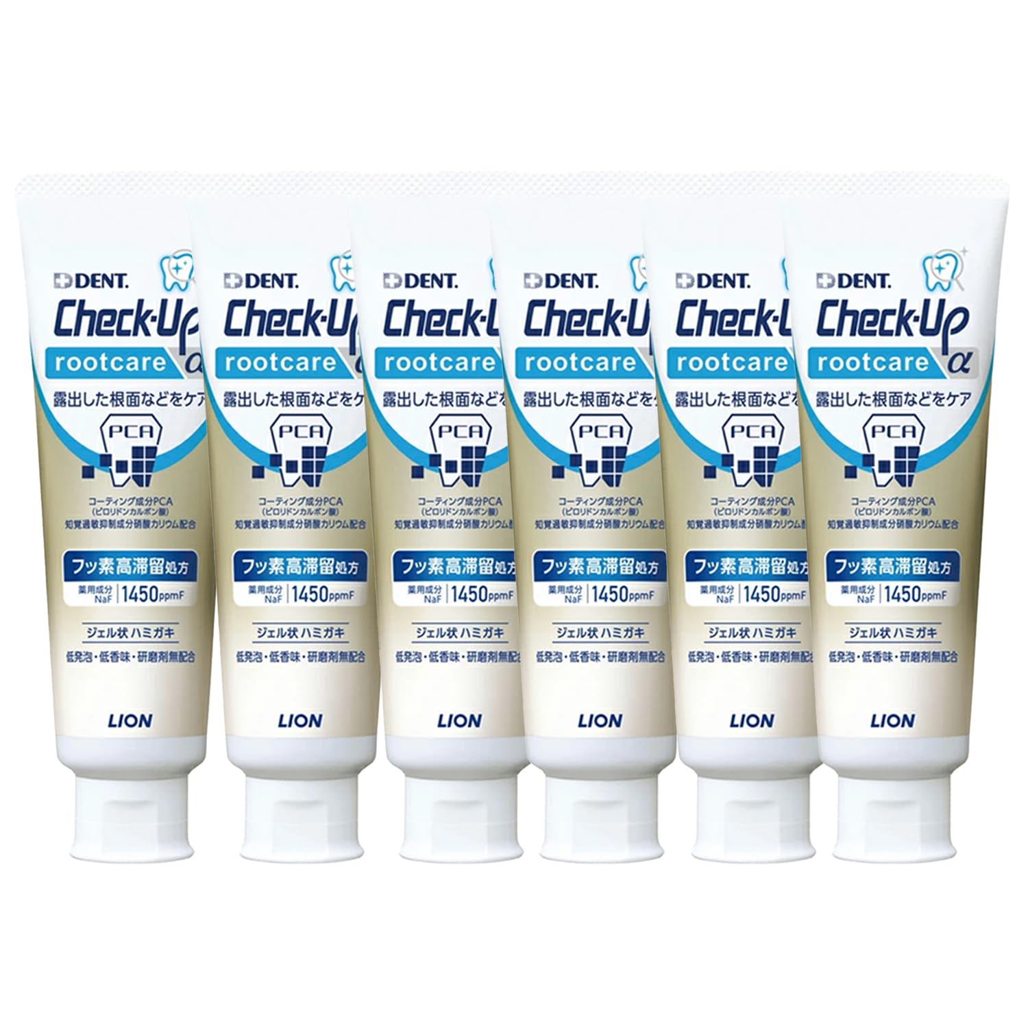 ライオン デント チェックアップ ルートケアα (90g) (6本セット)