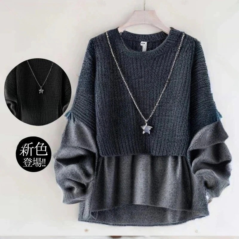 ニット 30代 かわいい おしゃれ レディース 通勤 カジュアル L 体型カバー 新作 ゆったり 代 40代 可愛い セーター 50 長袖 お洒落 プルオーバー トップス ニットセーター