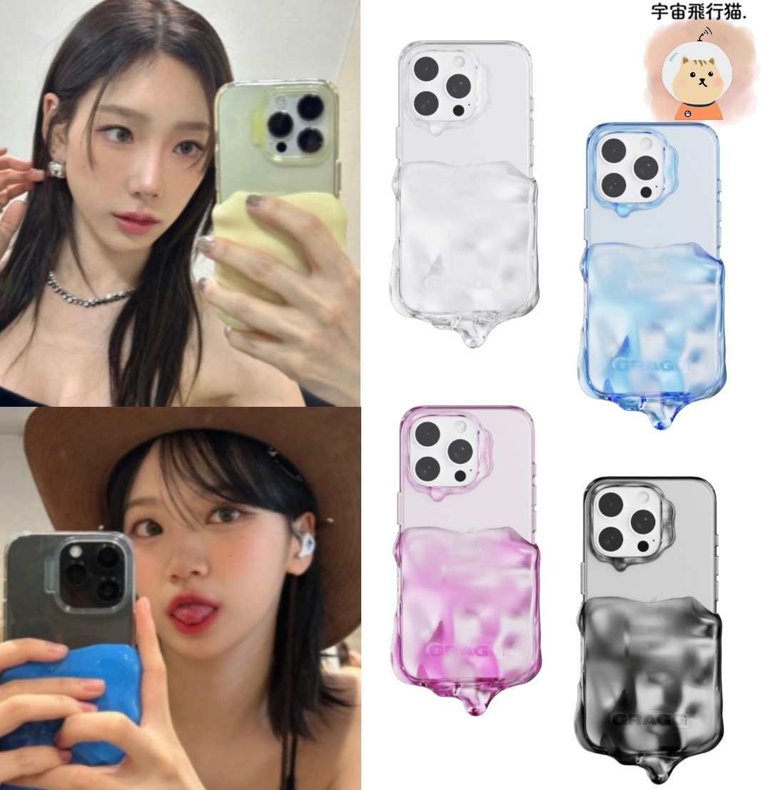 【LE SSERAFIMチェウォン,少女時代テヨンなど韓国多数アイドル着用】iPhone 16シリーズ,ダブルレイヤーズスマホケース_4色,Double Layers Case_4colors